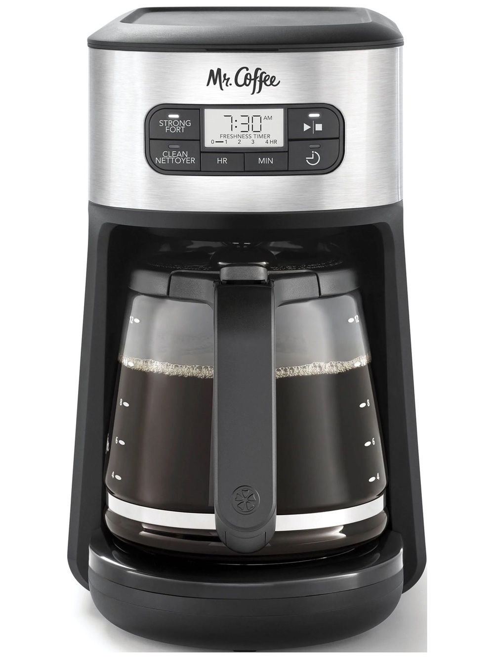 Mr. Coffee 12-Cup Programmable Coffee Maker with Automatic Cleaning Cycle